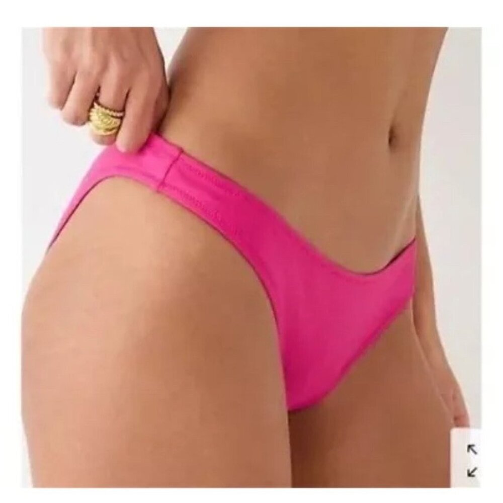 J. Crew Women’s Heritage Bikini Bottom BP209 Radiant Fuchsia All Sizes NEW P